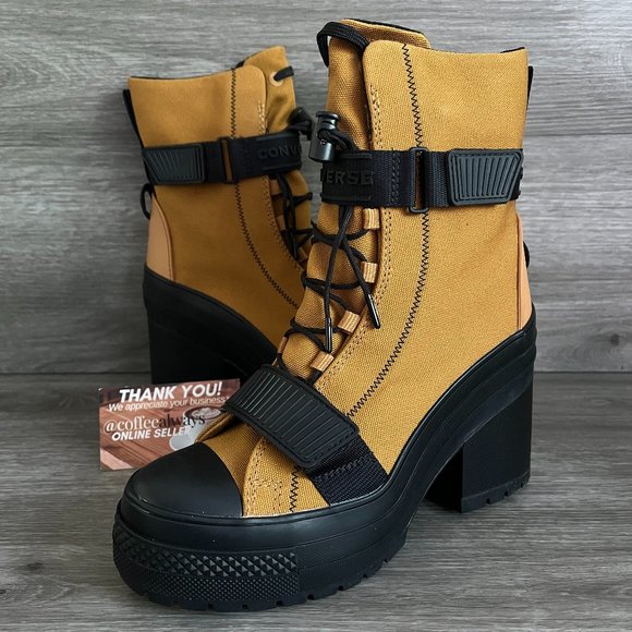 Converse CTAS GR 82 X-HI Dark Soba Black Brown Boot Size 6 Women's NWOB - Picture 1 of 8